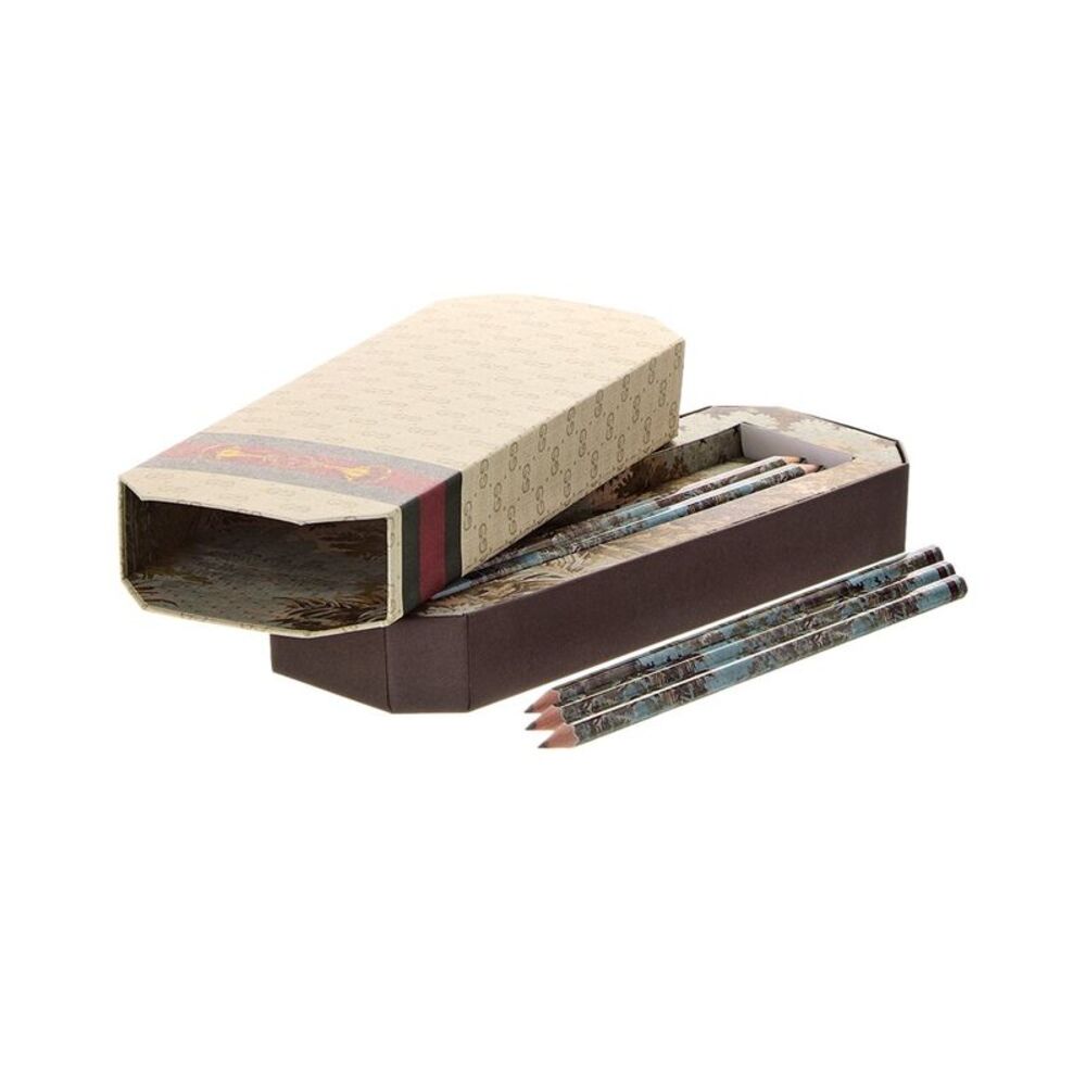 Gucci Set Of 6 Pencils, Blue - Picture 2 of 2